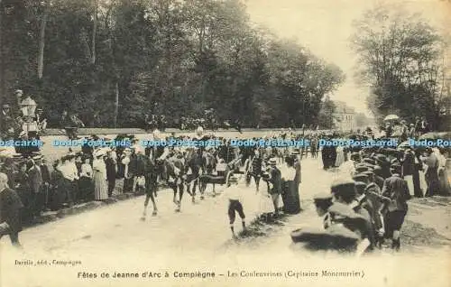 R586576 Fetes de Jeanne d Arc a Compiegne Les Couleuvrines Capitaine Moncourrier