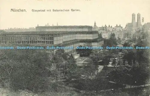 R586673 München Glaspalast mit Botanischem Garten