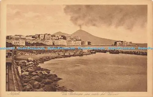 R586696 Napoli Via Partenope con vista del Vesuvio Roberto Zedda