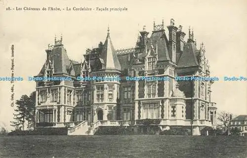 R586699 Les Chateaux de l Aube La Cordeliere Fassade Principale Ch Gris