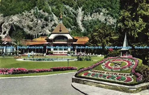 R586709 Interlaken Kursaal mit Blumenuhr Photoglob Wehrli A G