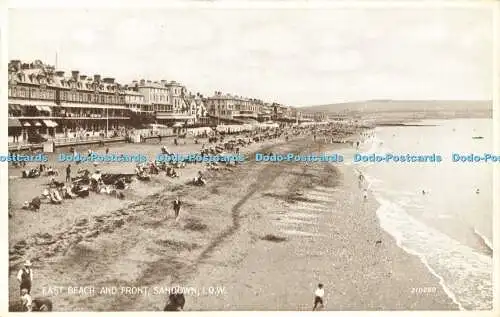 R586723 I o W Sandown East Beach and Front