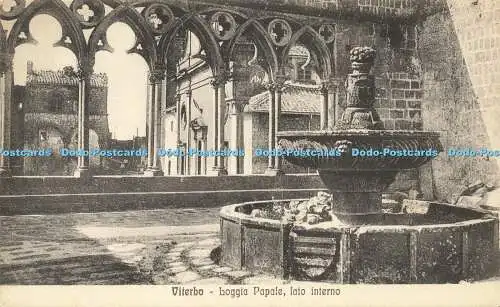 R586727 Viterbo Loggia Papale lato Interno Giuseppe Giacomini