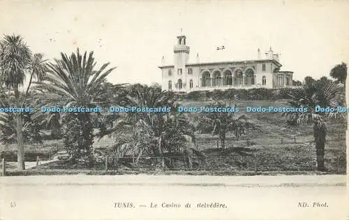 R586743 Tunis Le Casino di Belvedere Neurdein et Cie ND Phot