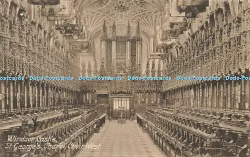 R586756 Windsor Castle St George Chapel Choir West F Frith No 35397