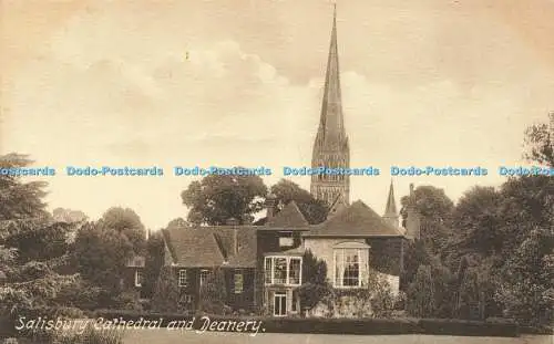 R586782 Salisbury Cathedral and Deanery F Frith No 56368