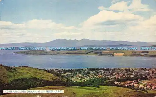 R586812 Cumbraes and Arran Hills from Largs A D Henderson Junior Print 1967