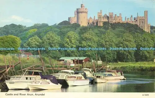 R586817 Arundel Castle and River Arun E T W Dennis Photocolour