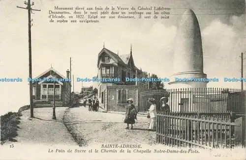 R586943 Sainte Adresse Le Pain de Sucre et le Chemin de la Chapelle Notre Dame d