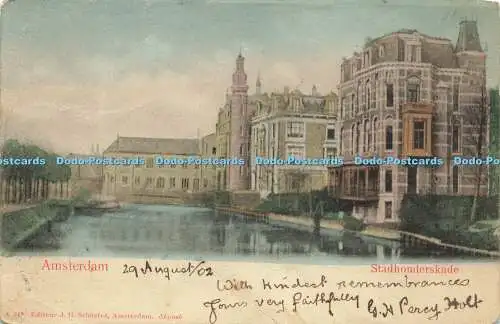 R586945 Amsterdam Stadhouderskade J H Schaefer 1902