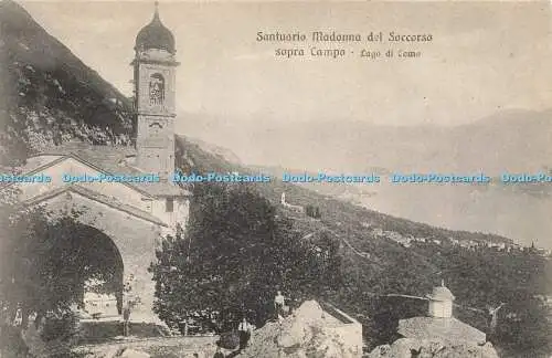 R586971 Lago di Como Santuario Madonna del Soccorso sopra Campo R E V