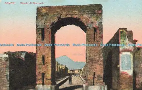 R587047 Pompei Strada di Mercurio Trampetti e Migliaccio Deni