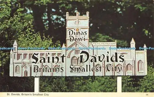 R587068 St Davids Britains Smallest City Robert O Evans Dennis