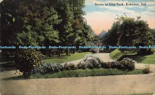 R587196 Szene im Stadtpark Kokomo Ind C T Photochrom