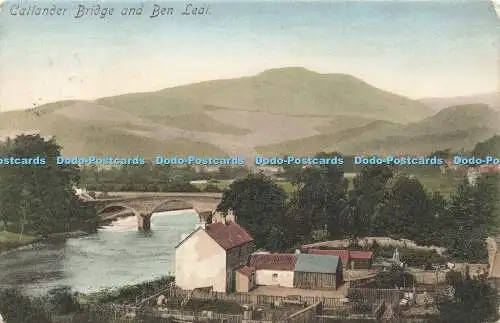 R587218 Callander Bridge und Ben Ledi Friths Serie 1904