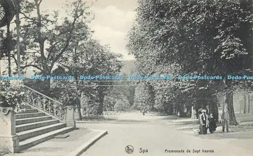 R587236 Nels Spa Promenade de Sept heures Nels Bruxelles Serie 27 No 17