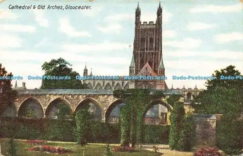 R587249 Cathedral and Old Arches Gloucester Davies