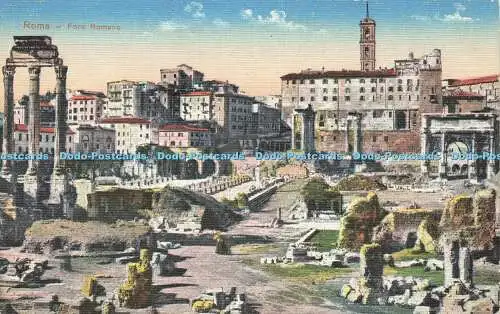 R587327 Roma Foro Romano Visto Rev Stampa Milano 4391 E V R 12