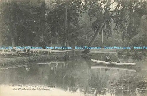 R587365 Lillers Un coin du Parc du Chateau de Philiomel J Poriche 542 1919 Desai