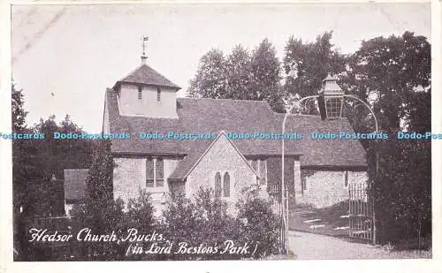 R587372 Hedsor Church Bucks in Lord Bestons Park Christliche Romane Serie