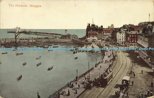 R587421 Harbour Margate 69900 F Tanner Valentines Serie 1914