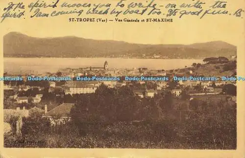 R587478 St Tropez Var Vue Generale et St Maxime 1933