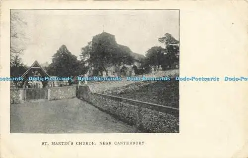 R587509 St Martins Church near Canterbury 1903