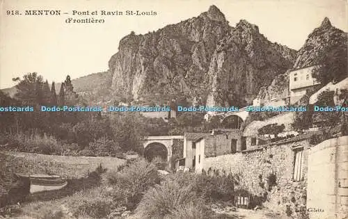 R587528 918 Menton Pont et Ravin St Louis Frontiere Giletta