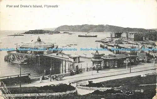 R587548 Pier and Drakes Island Plymouth 07132 W 1916