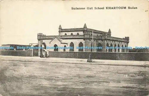 R587561 Sudanesische Mädchenschule Khartum Sudan Schreibwaren und Bibliothek G P Zorzopoul