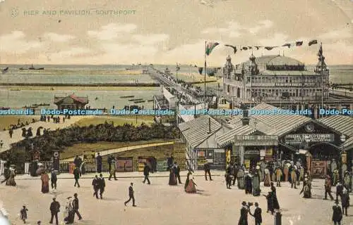 R587564 W R and S Pier and Pavilion Southampton Reliable Series 1904