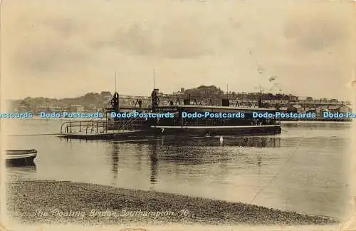 R587596 Floating Bridge Southampton J Welch 1913