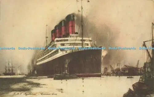 R587709 R M S Aquitania Cunard Line