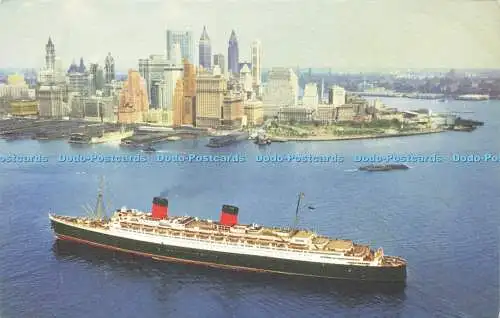 R587743 Cunard R M S Queen Elizabeth B 2084