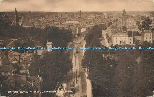 R587820 Birds Eye View Leamington Spa W H S L Tritone Serie Nr 1081