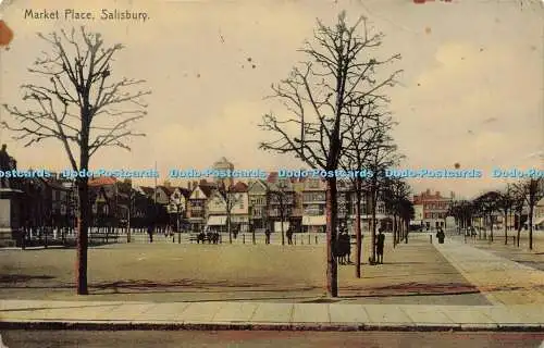 R587926 Market Place Salisbury Avonvale Serie J B und S C 1907