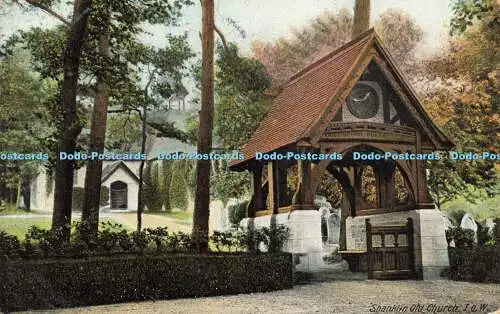 R587948 Shanklin Old Church I o W Kromo Series No 21358 B and D London 1909