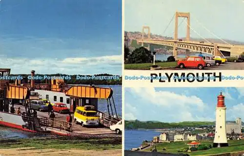 R588107 Plymouth Devon Litho Canada N P O Belfast Dexter 1973 Multi View