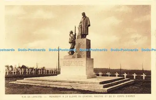 R588117 N D De Lorette Monument A La Gloire du General Maistre et du 21 Corps dA