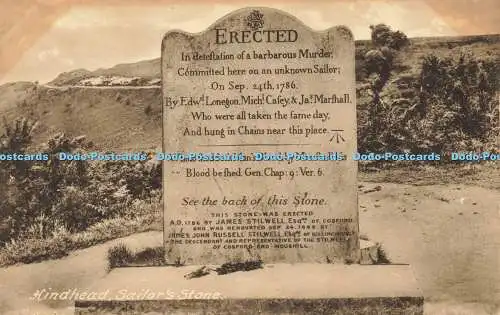 R588176 Hindhead Sailors Stone Miss Deighton No 57875 Friths Series