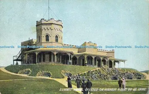 R588286 Summit Hotel auf höchstem Punkt der Gt Orme Bunneys 1905 errichtet