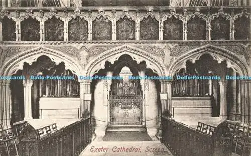 R588298 Exeter Cathedral Screen Friths Series No 19618