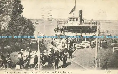 R588347 Toronto Ferry Boat Bluebell at Hanlans Point Toronto 101 807 Valentine 1