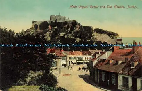 R588389 Mont Orgueil Castle and Tea Houses Jersey 3554 J Welch