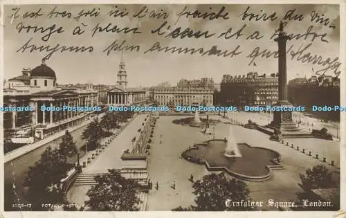 R588410 10511 17 Trafalgar Square London Rotary Photo 1914