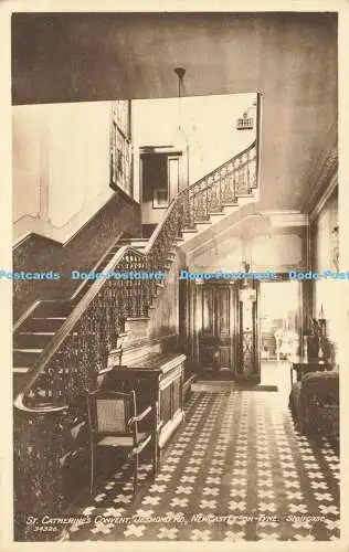 R590308 St Catherine Convent Jesmond Rd Newcastle on Tyne Staircase Marshall Kee