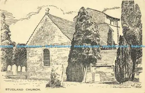 R588427 Studland Church Pilgrim R H Cuffe