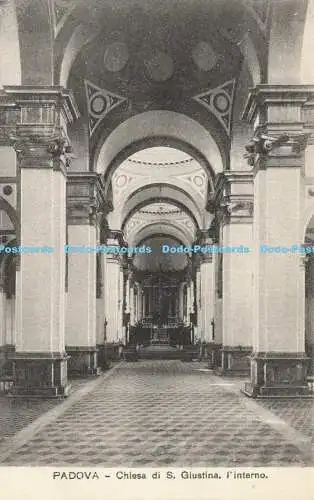 R590337 Padova Chiesa di Giustina l interno G P