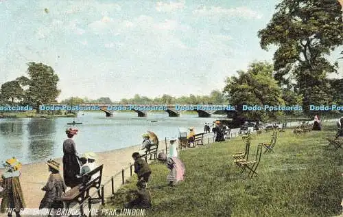 R588464 Serpentine Bridge Hyde Park London P P und P 1906