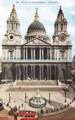 R590368 London St Paul Cathedral Valentine Valesque